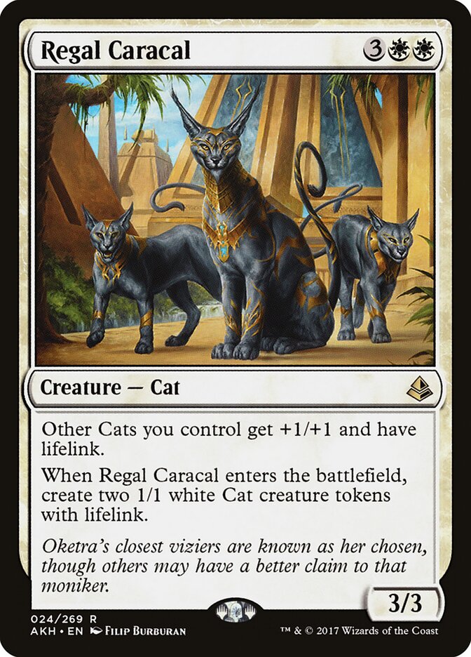 Regal Caracal (24) - Amonkhet (AKH)