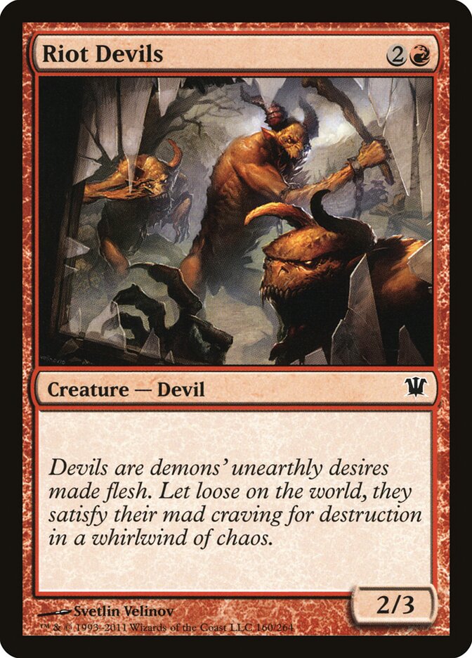 Riot Devils (160) - Innistrad (ISD)