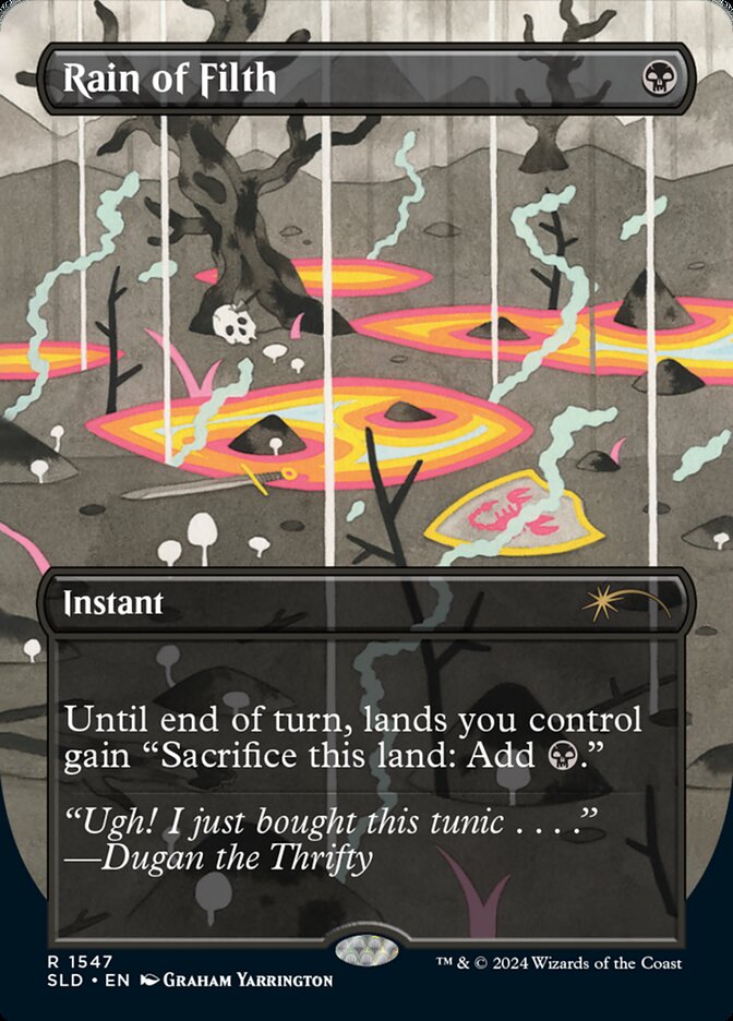 Rain of Filth (1547) - [Borderless] Secret Lair Drop (SLD)