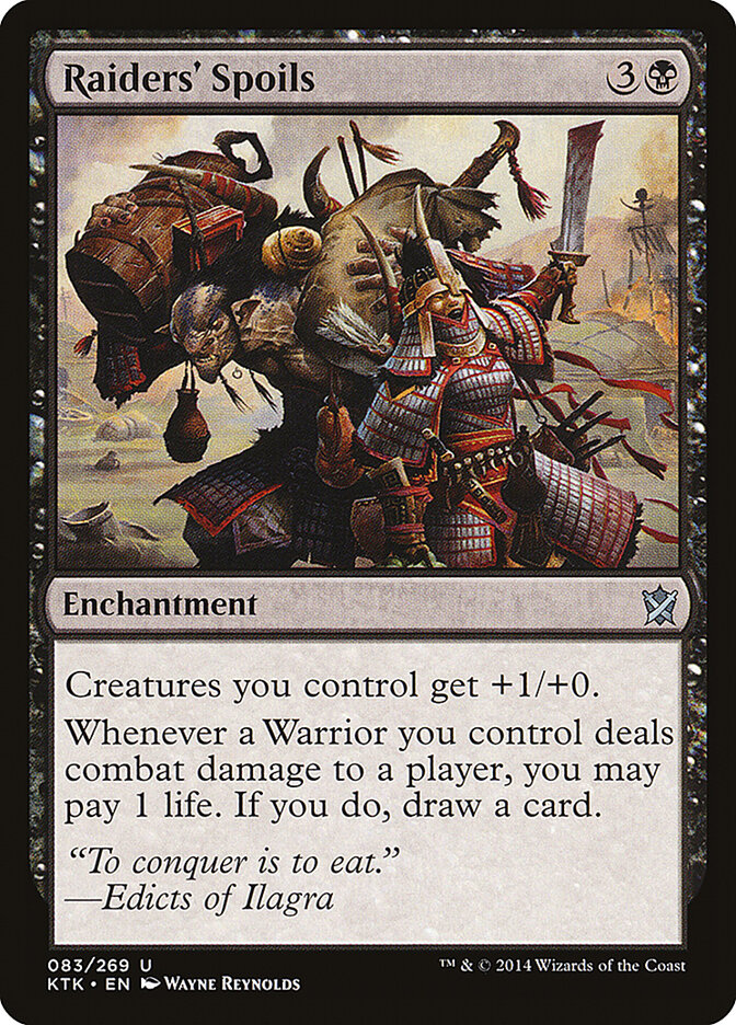 Raiders' Spoils (83) - Khans of Tarkir (KTK)