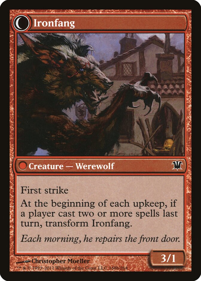 Village Ironsmith // Ironfang (168) - Innistrad (ISD)