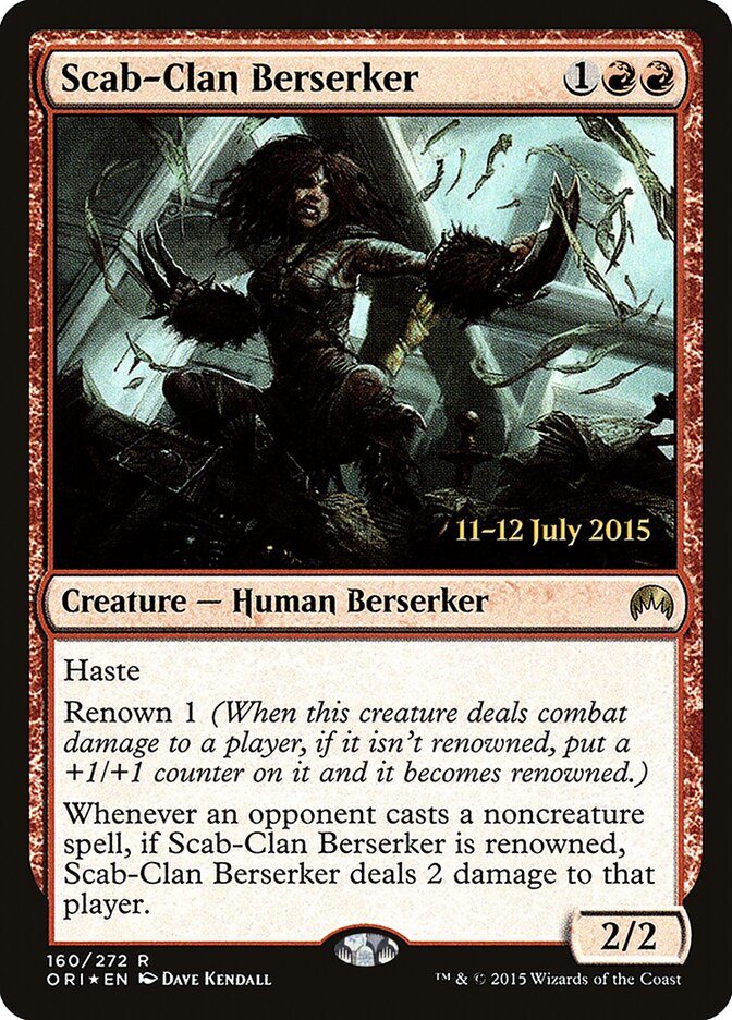 Scab-Clan Berserker (160s) - Magic Origins Promos (PORI)