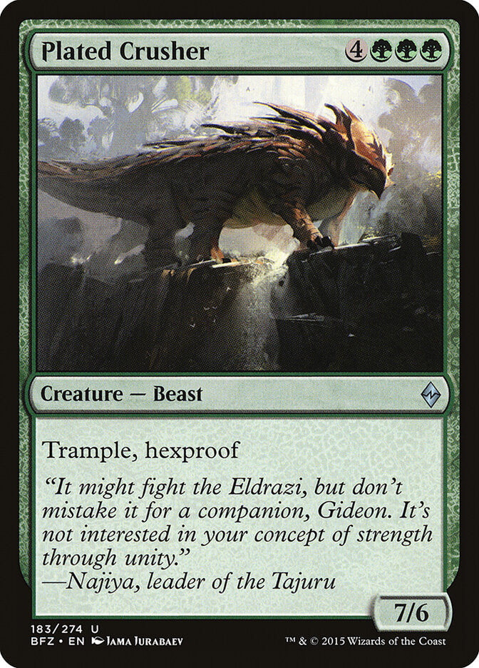 Plated Crusher (183) - Battle for Zendikar (BFZ)