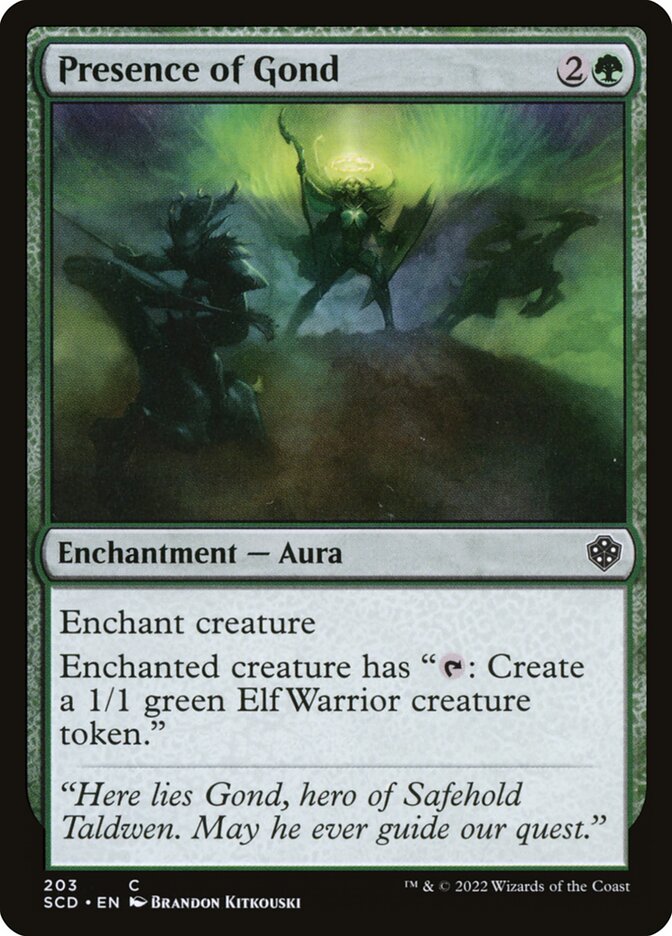 Presence of Gond (203) - Starter Commander Decks (SCD)