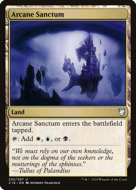 Arcane Sanctum (232) - Commander 2018 (C18)