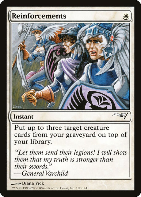 Reinforcements (12b) - Coldsnap Theme Decks (CST)