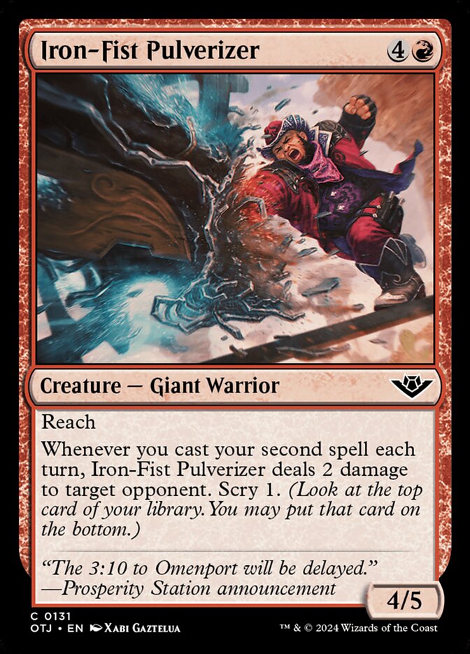 Iron-Fist Pulverizer (131) - Outlaws of Thunder Junction (OTJ)