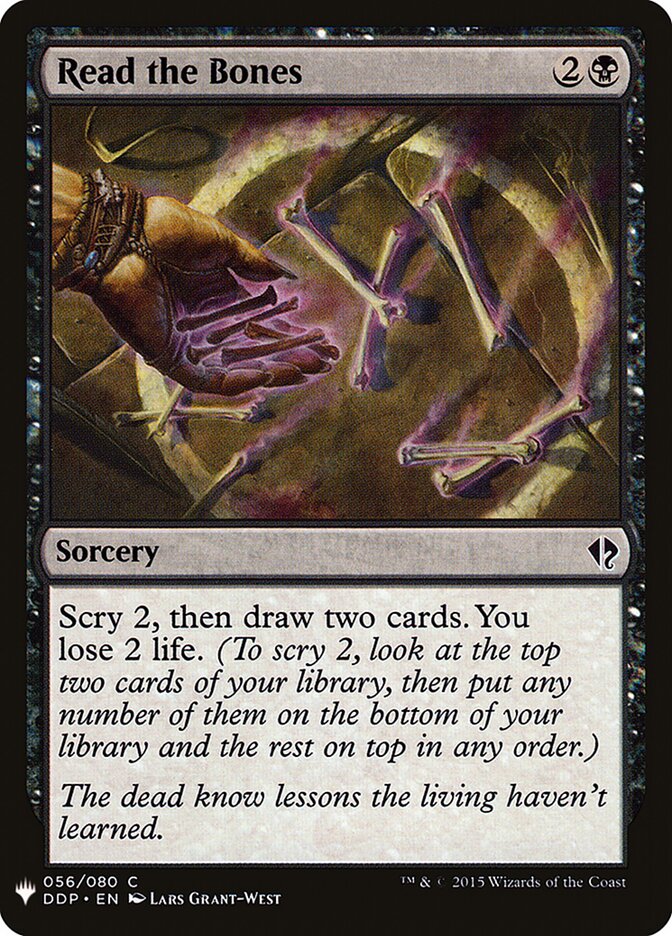 Read the Bones (DDP-56) - The List (PLST)
