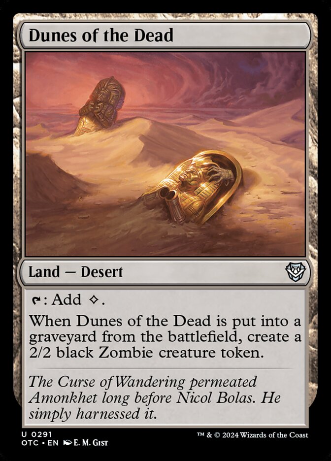 Dunes of the Dead (291) - Outlaws of Thunder Junction Commander (OTC)