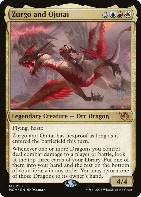 Zurgo and Ojutai (258p) - March of the Machine Promos (PMOM)