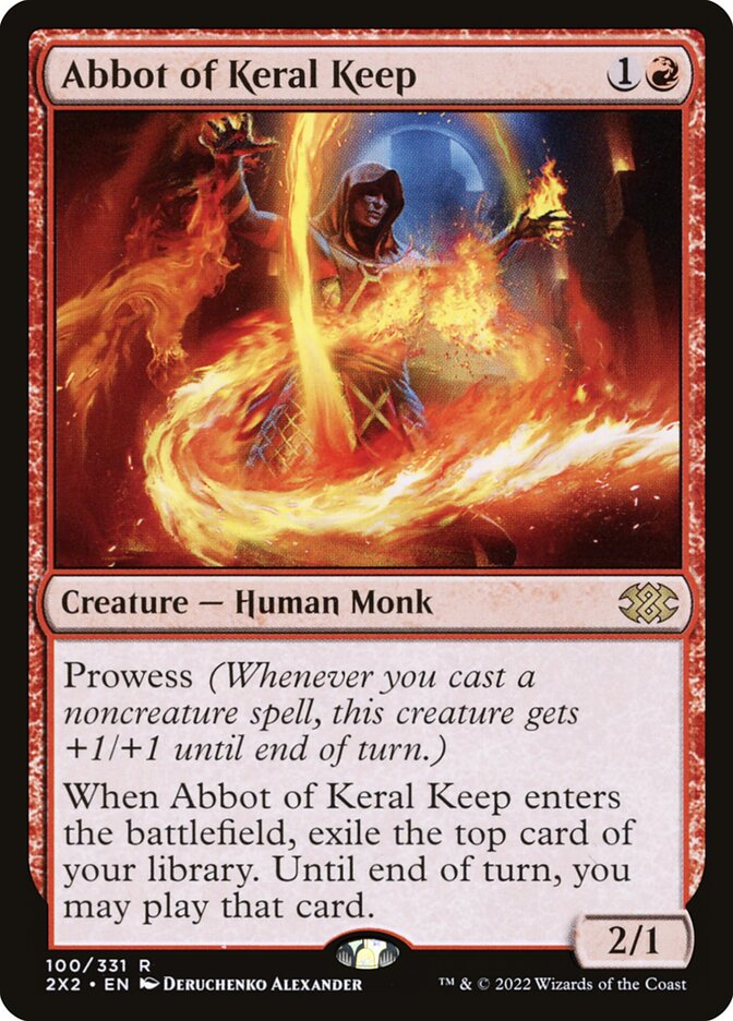 Abbot of Keral Keep (100) - Double Masters 2022 (2X2)