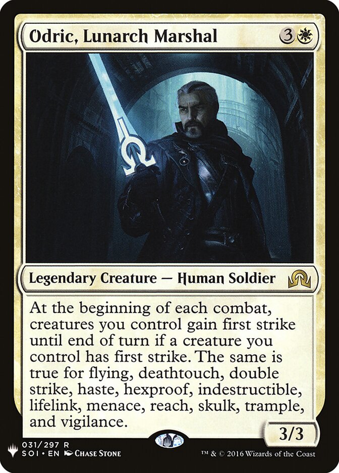 Odric, Lunarch Marshal (SOI-31) - The List (PLST)