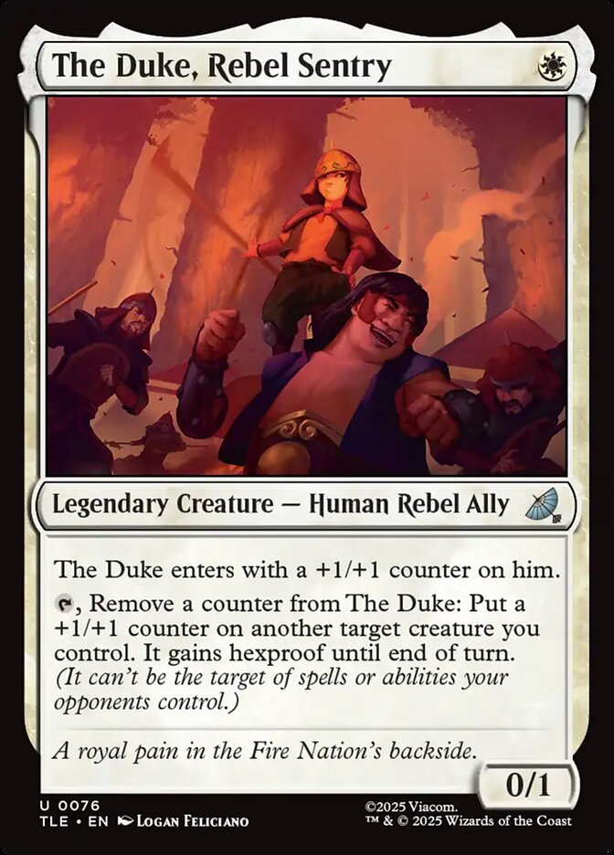 The Duke, Rebel Sentry (76) - Avatar: The Last Airbender Eternal (TLE)