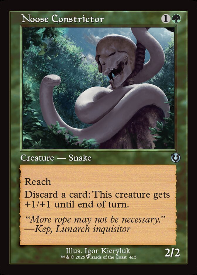 Noose Constrictor - [Foil, Retro Frame] Innistrad Remastered (INR)
