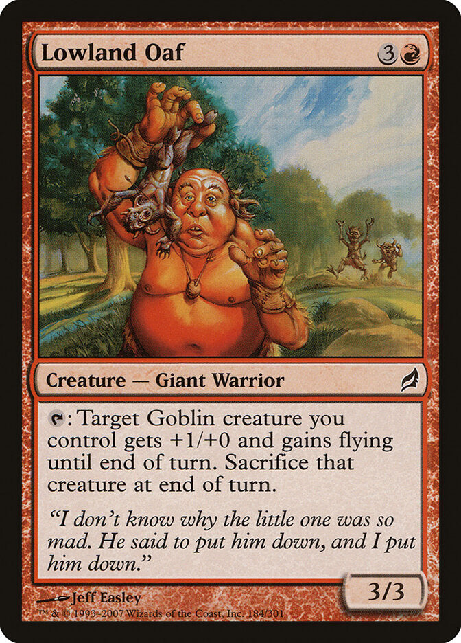 Lowland Oaf (184) - Lorwyn (LRW)