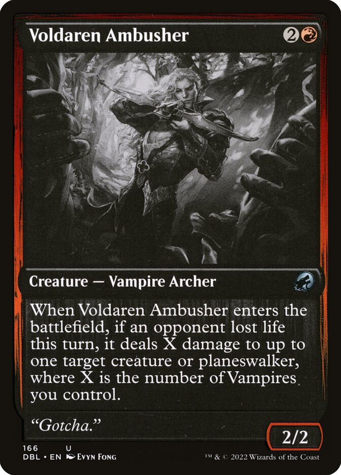 Voldaren Ambusher (166) - Innistrad: Double Feature (DBL)