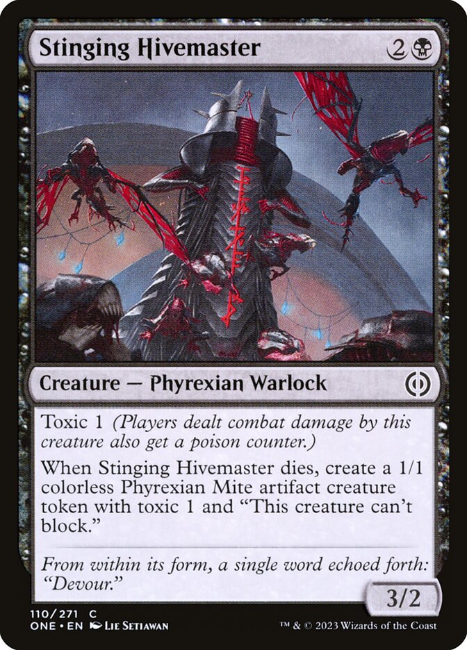 Stinging Hivemaster (110) - Phyrexia: All Will Be One (ONE)