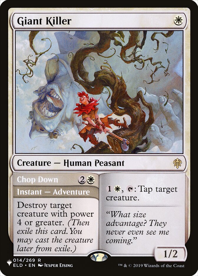 Giant Killer // Chop Down (ELD-14) - The List (PLST)