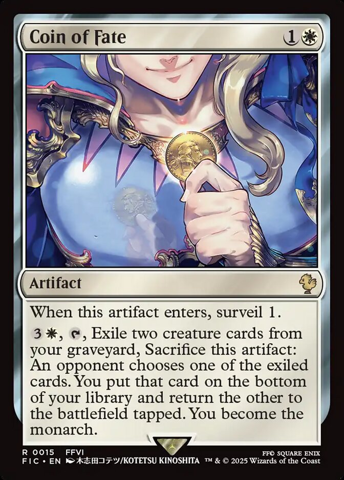 Coin of Fate (15) - [Surge Foil] Final Fantasy Commander (FIC)