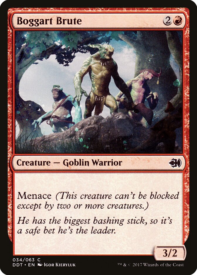 Boggart Brute (34) - Duel Decks: Merfolk vs. Goblins (DDT)