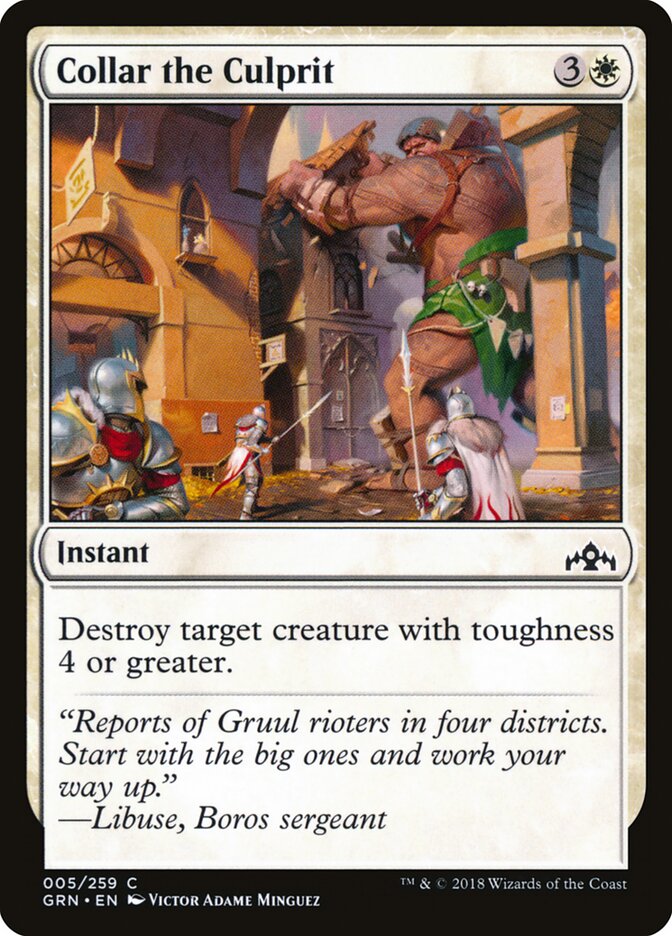 Collar the Culprit (5) - Guilds of Ravnica (GRN)
