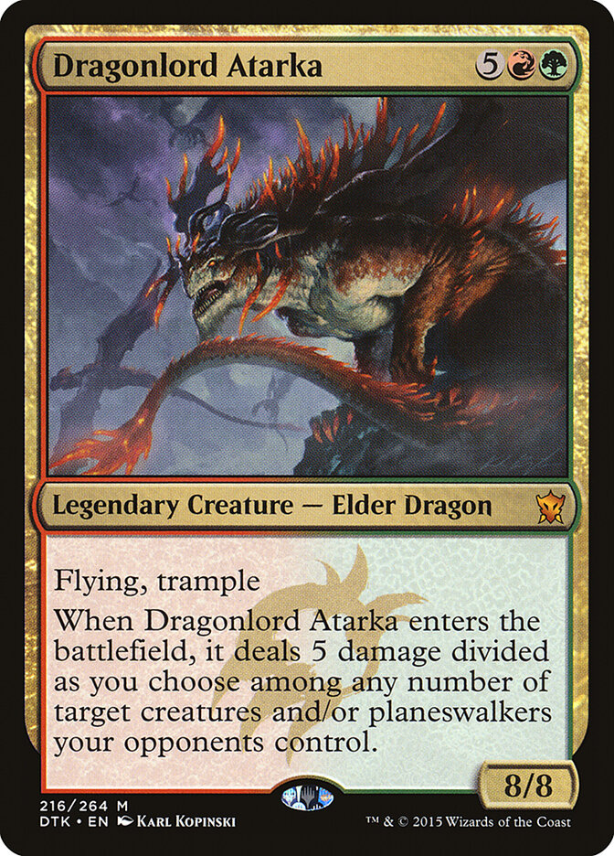 Dragonlord Atarka (216) - Dragons of Tarkir (DTK)
