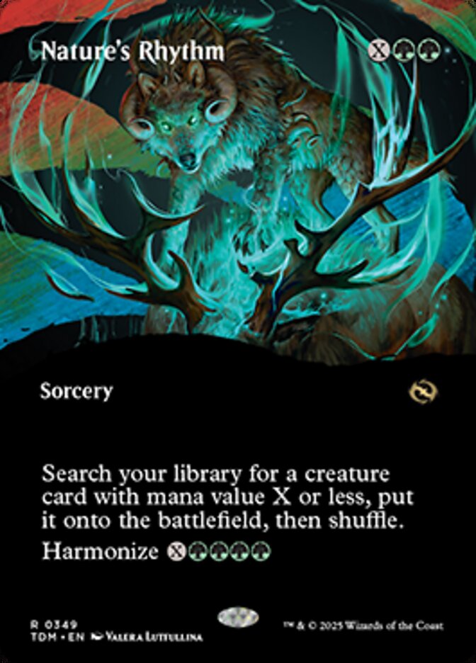 Nature's Rhythm (349) - [Showcase] Tarkir: Dragonstorm (TDM)