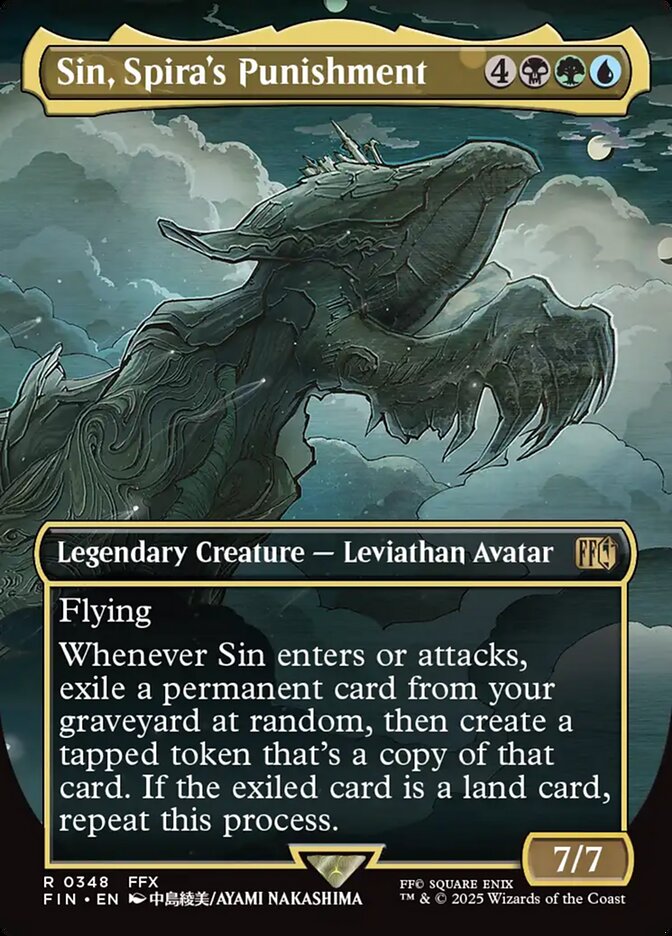 Sin, Spira's Punishment (348) - [Foil, Borderless] Final Fantasy (FIN)