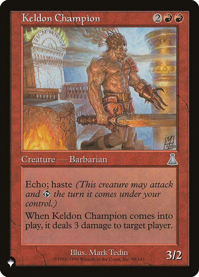 Keldon Champion (UDS-90) - The List (PLST)