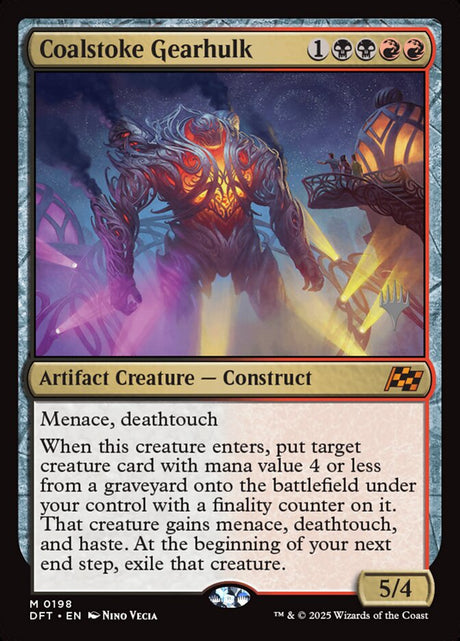 Coalstoke Gearhulk (198p) - Aetherdrift Promos (PDFT)