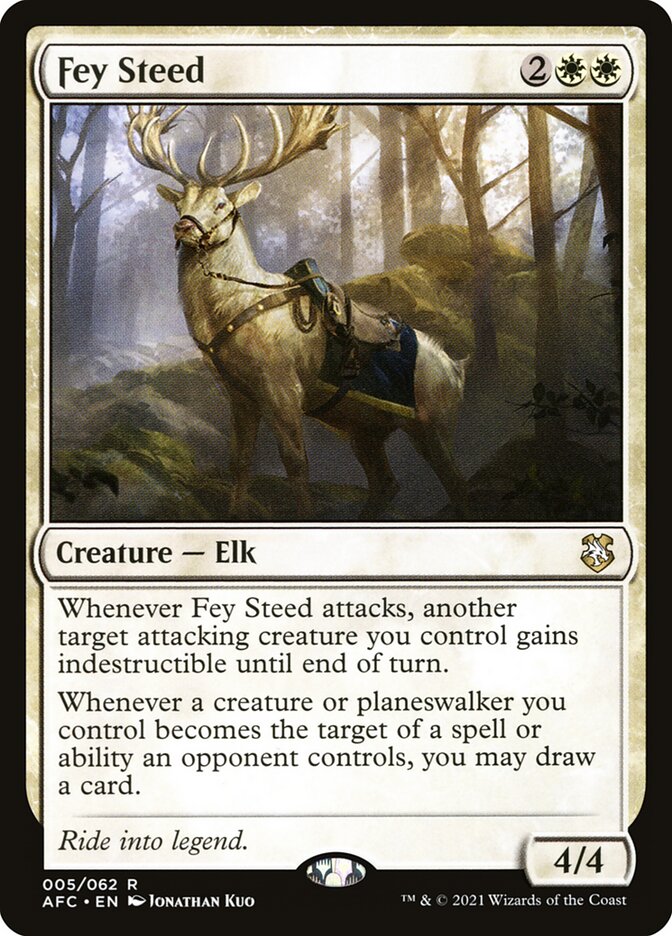 Fey Steed (5) - Forgotten Realms Commander (AFC)