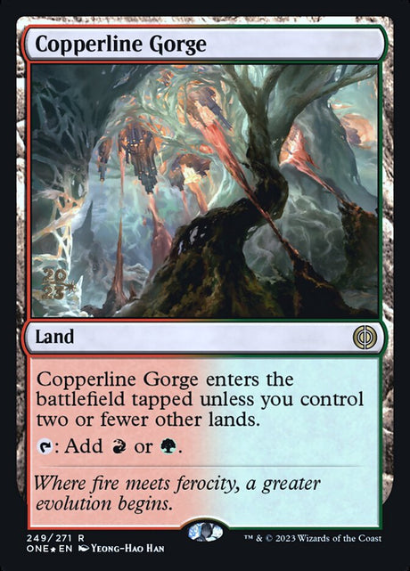 Copperline Gorge (249s) - Phyrexia: All Will Be One Promos (PONE)