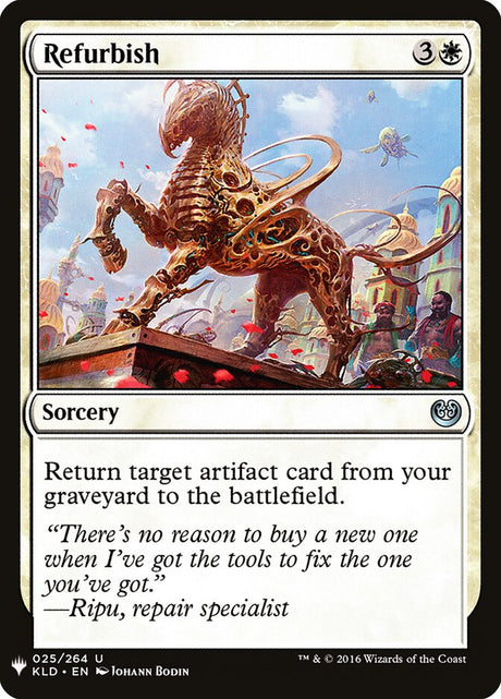 Refurbish (KLD-25) - The List (PLST)