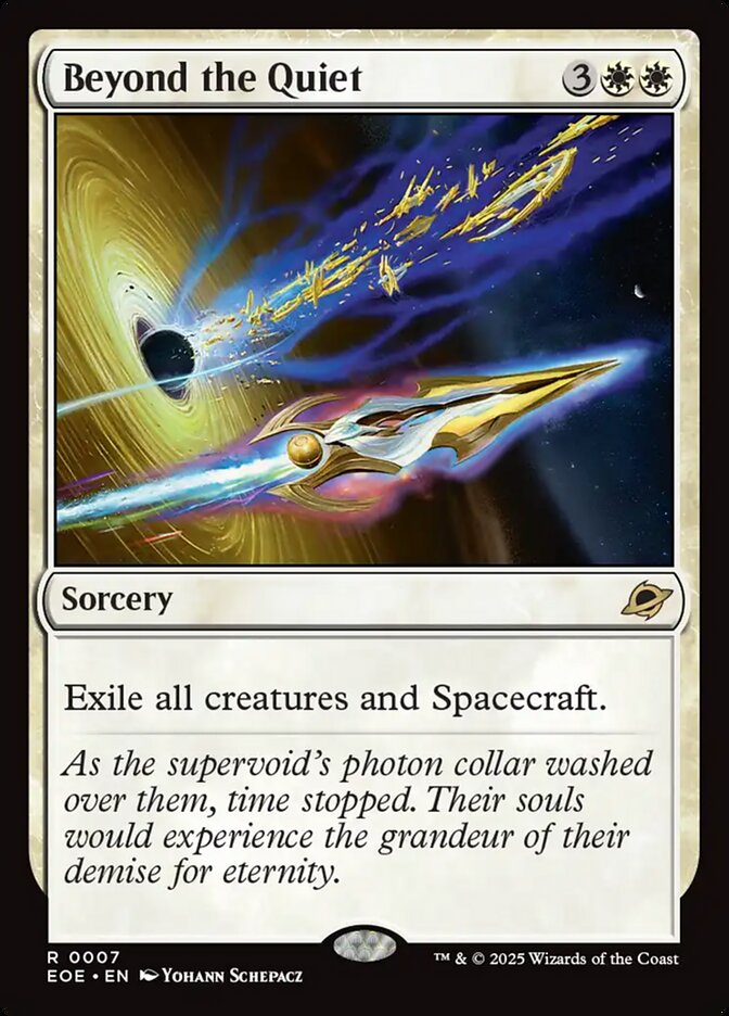 Beyond the Quiet (7) - [Foil] Edge of Eternities (EOE)