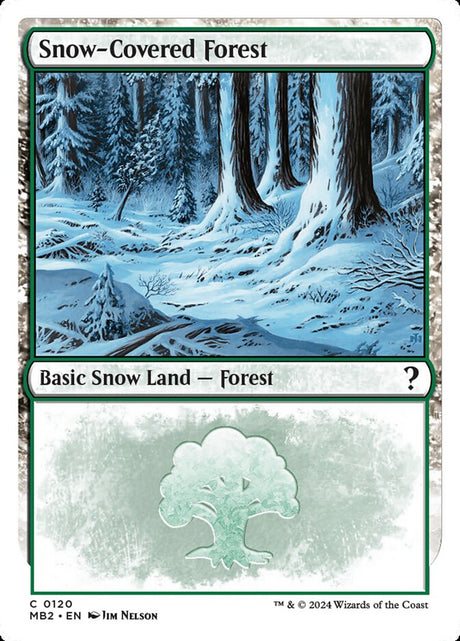 Snow-Covered Forest (120) - Mystery Booster 2 (MB2)