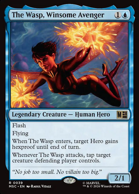 The Wasp, Winsome Avenger (39) - Marvel Super Heroes Commander (MSC)