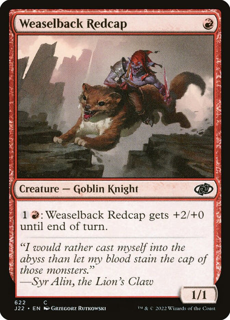 Weaselback Redcap (622) - Jumpstart 2022 (J22)