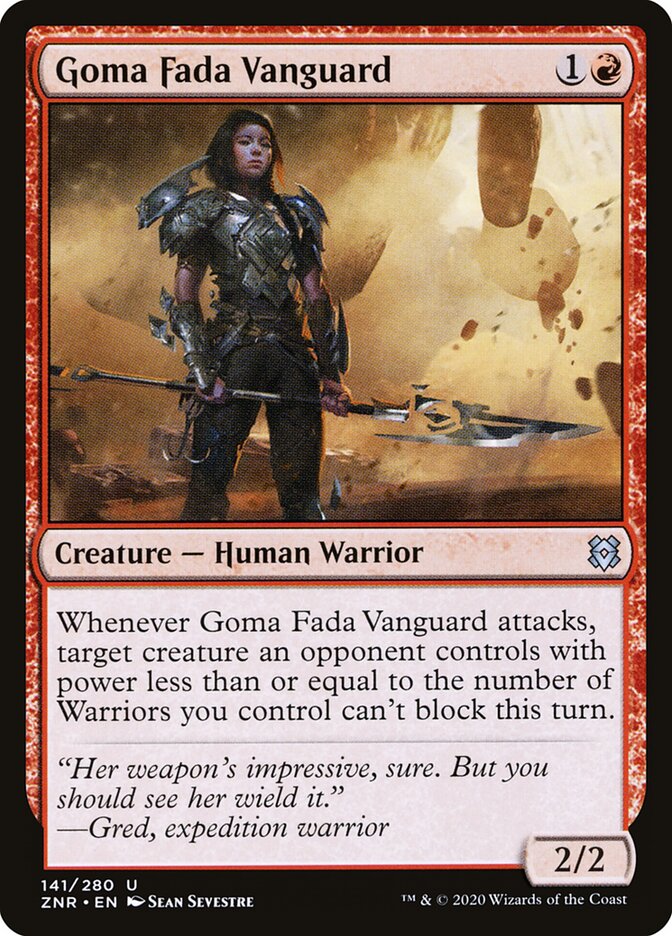 Goma Fada Vanguard (141) - Zendikar Rising (ZNR)