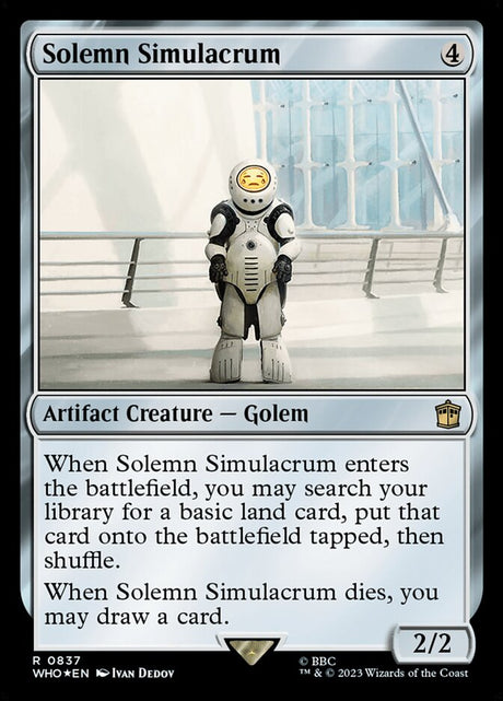 Solemn Simulacrum (837) - Doctor Who (WHO)