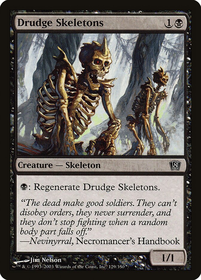 Drudge Skeletons (129) - Eighth Edition (8ED)