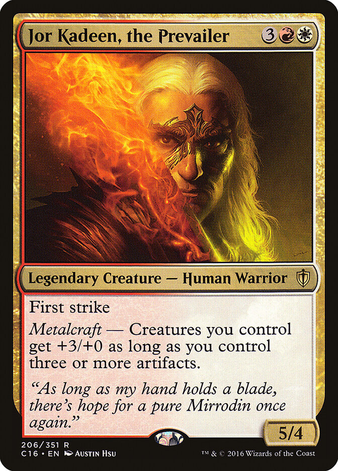 Jor Kadeen, the Prevailer (206) - Commander 2016 (C16)