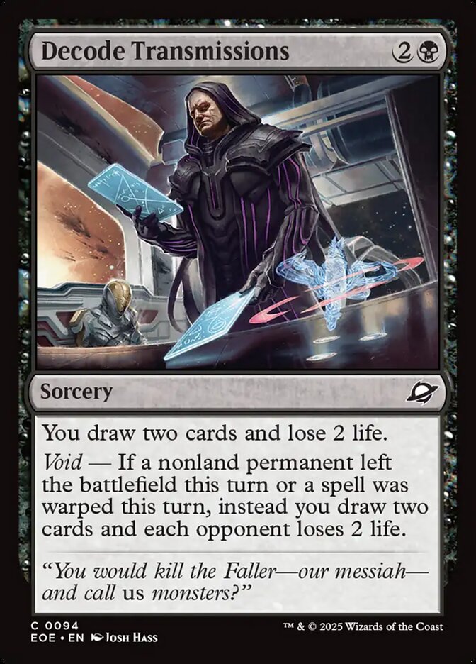 Decode Transmissions (94) - Edge of Eternities (EOE)