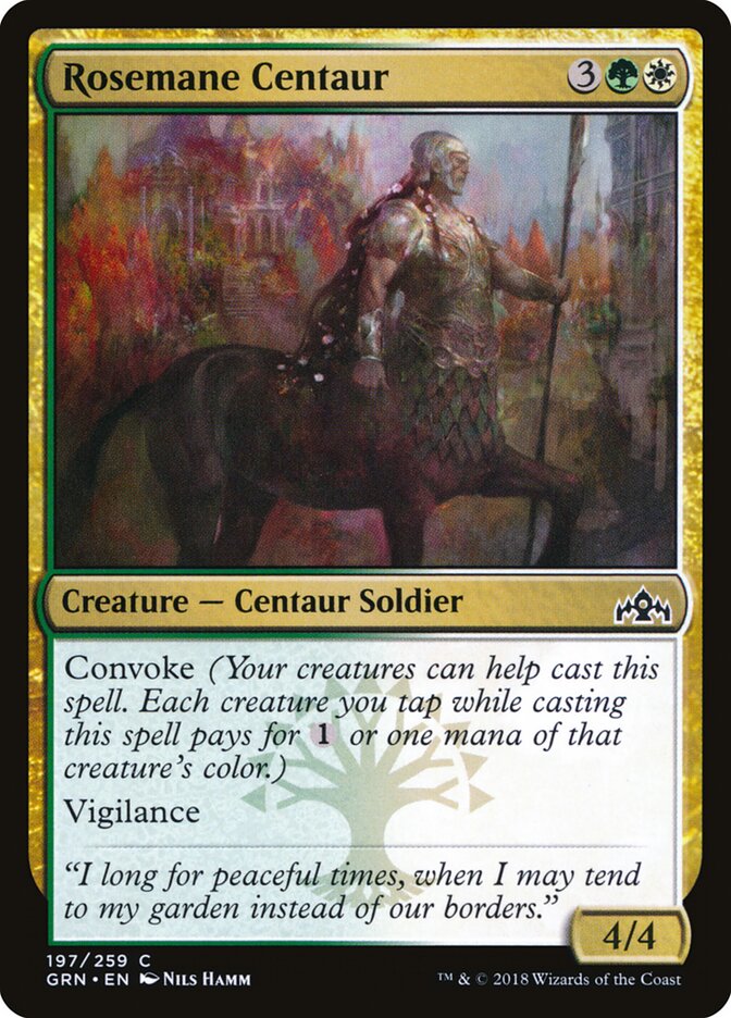Rosemane Centaur (197) - Guilds of Ravnica (GRN)
