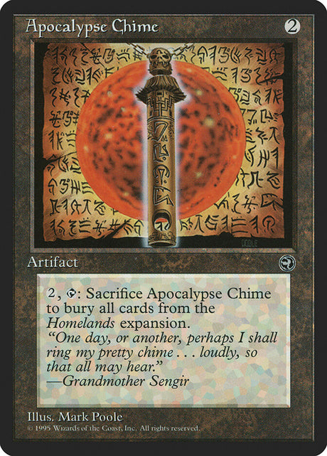 Apocalypse Chime (101) - Homelands (HML)