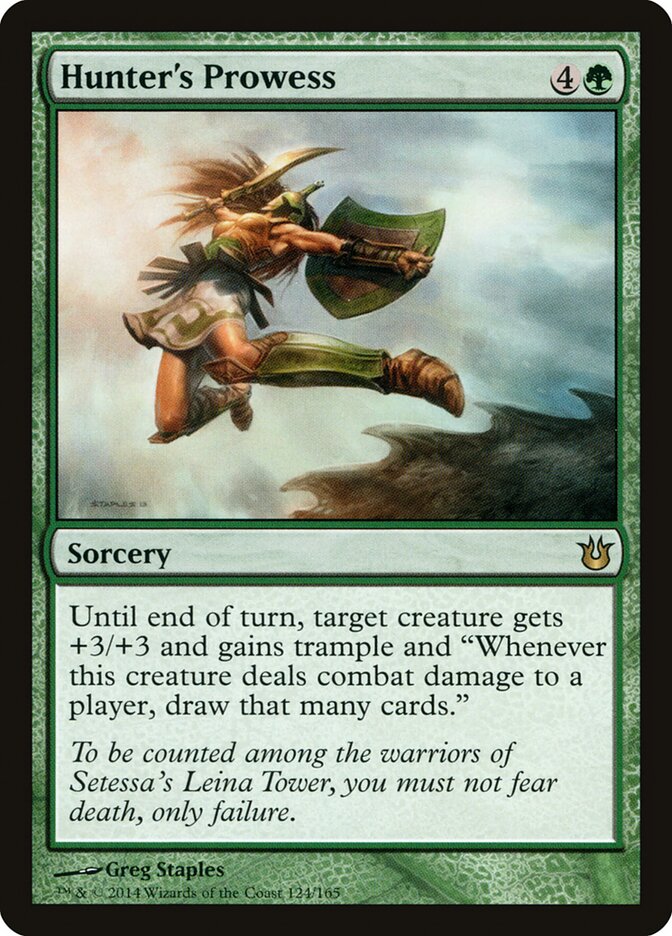 Hunter's Prowess (124) - Born of the Gods (BNG)