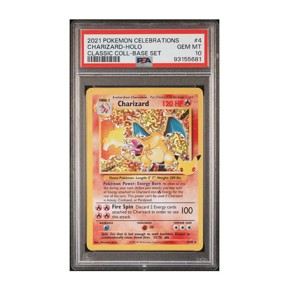 Charizard - [Holo, Graded PSA 10] - Celebrations: Classic Collection (CCC)