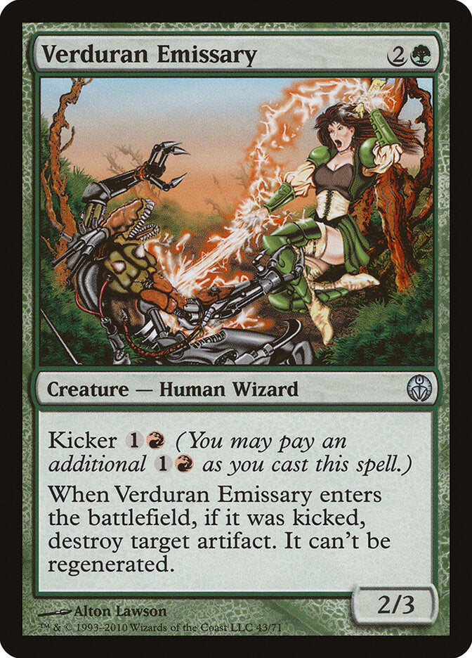 Verduran Emissary (43) - Duel Decks: Phyrexia vs. the Coalition (DDE)