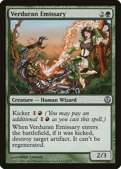 Verduran Emissary (43) - Duel Decks: Phyrexia vs. the Coalition (DDE)