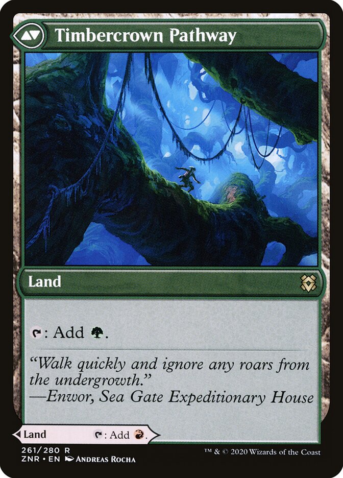 Cragcrown Pathway // Timbercrown Pathway (ZNR-261) - The List (PLST)