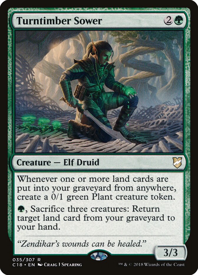 Turntimber Sower (35) - Commander 2018 (C18)